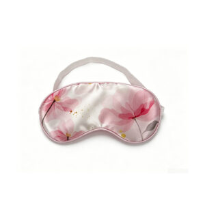 Silk Print Blackout Flight Eye Mask