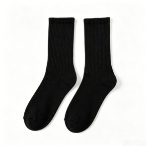 Vertical Ribbed Non-slip Travel Airline Socks