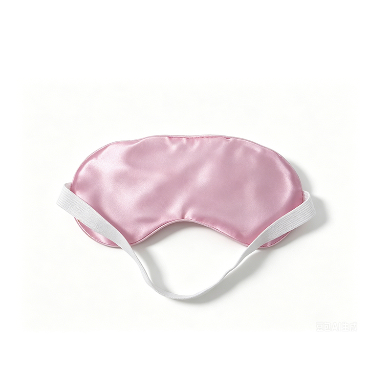 Silk Print Blackout Flight Eye Mask