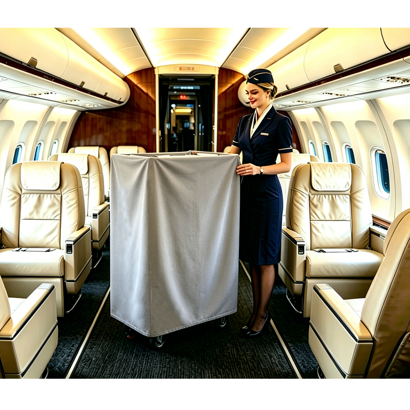 Aircraft catering trolley cover