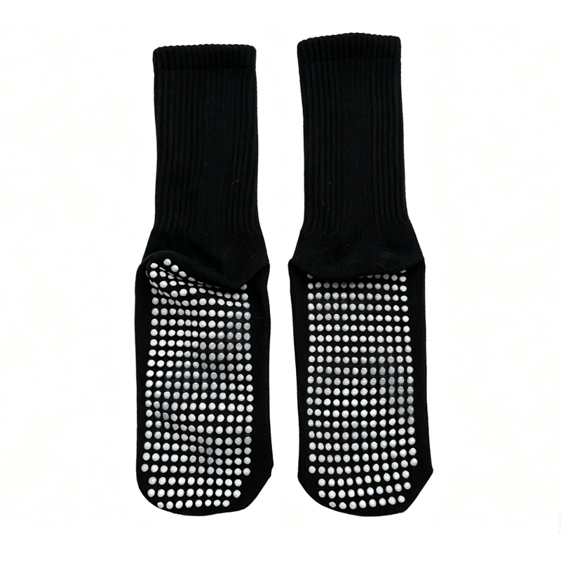 Vertical Ribbed Non-slip Travel Airline Socks