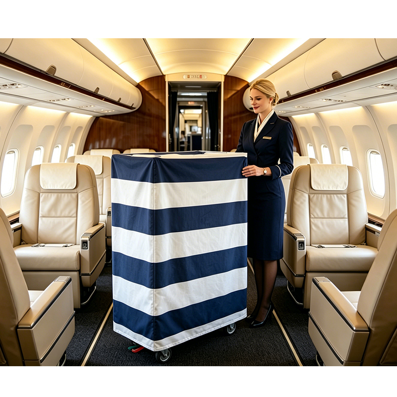 Aircraft catering trolley cover