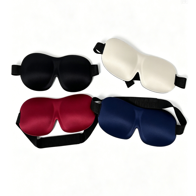 3D Contoured Adjustable Blackout Eye Mask