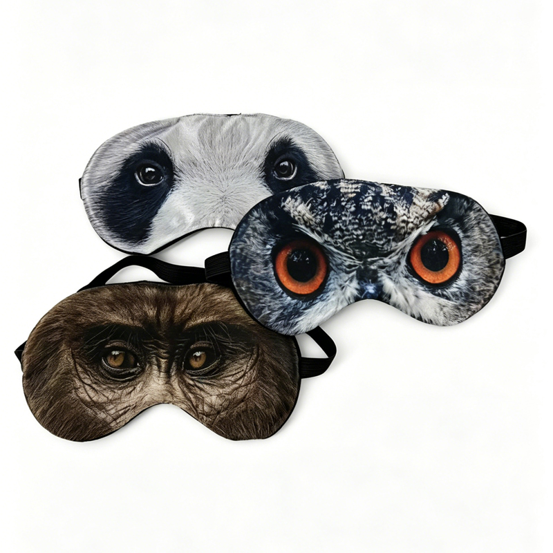 Animal Print Fun Travel Sleep Mask (3 Styles)