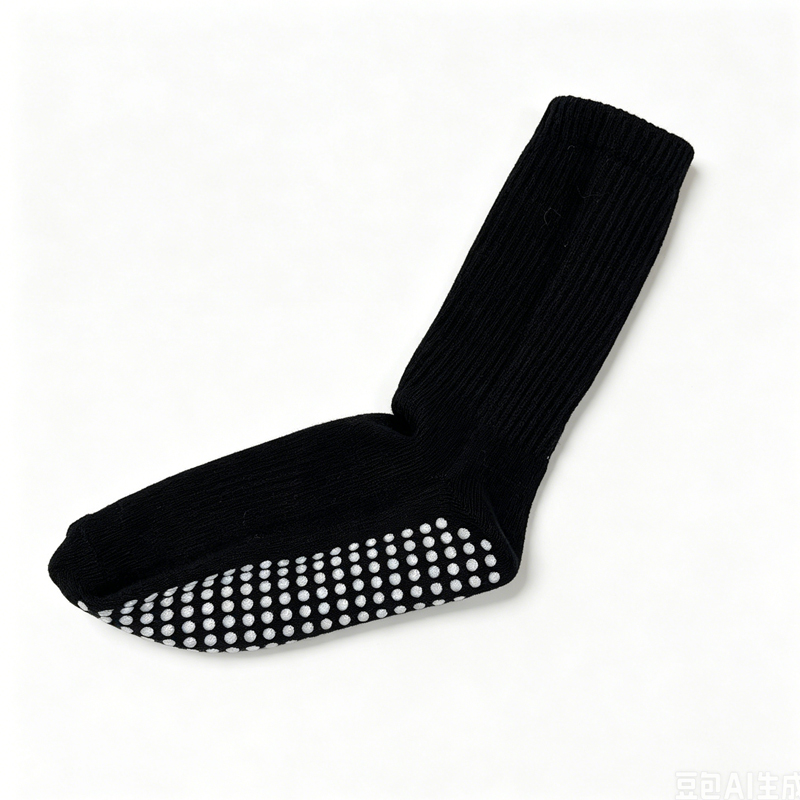Vertical Ribbed Non-slip Travel Airline Socks
