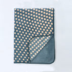 Polka Dot Pattern Recycled Polyester  Aviation Blanket