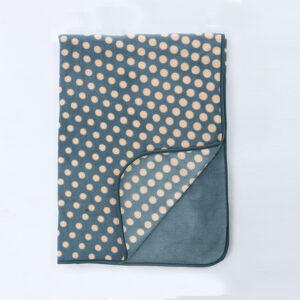 Polka Dot Pattern Recycled Polyester  Aviation Blanket
