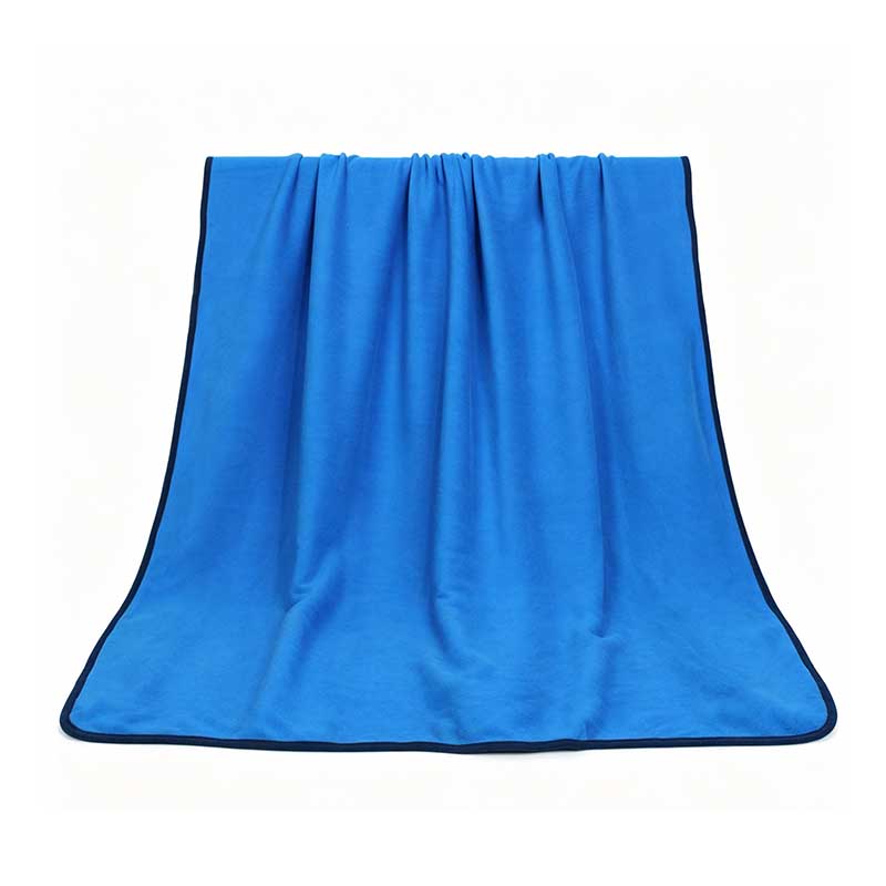 Bound Solid Color Aviation/Travel Blanket