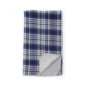 Recycled Acrylic Plaid Blanket