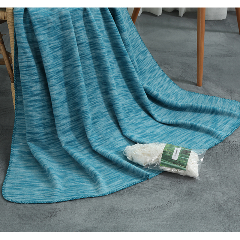 Bamboo Fiber Stripe Aviation Blanket