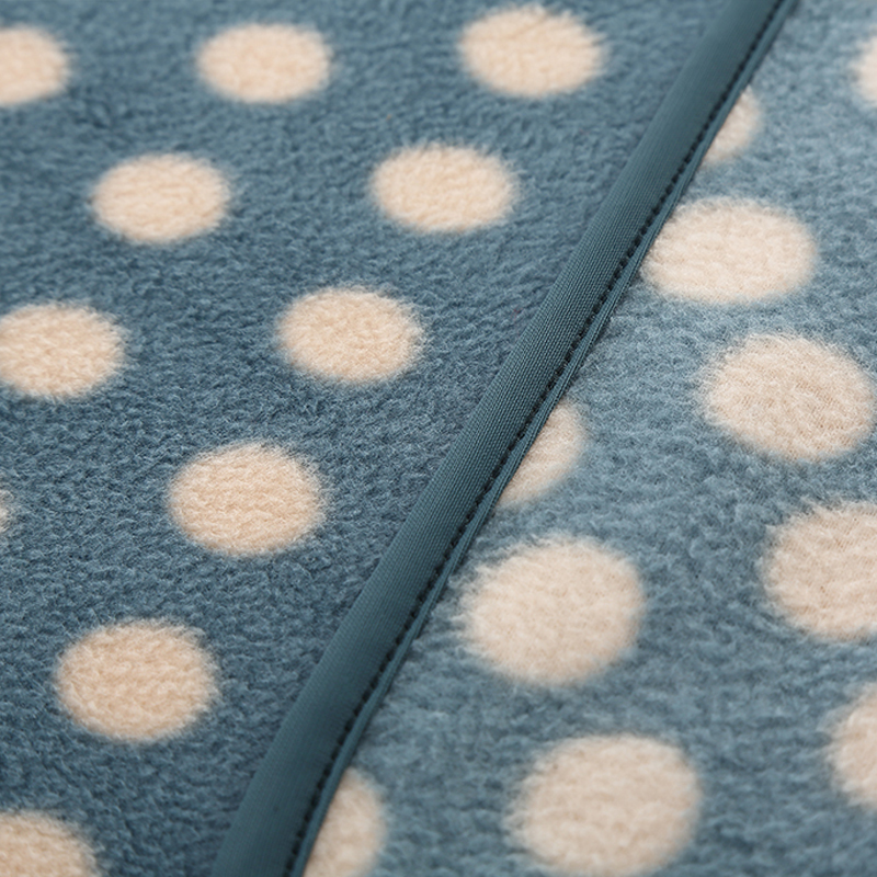Polka Dot Pattern Recycled Polyester  Aviation Blanket