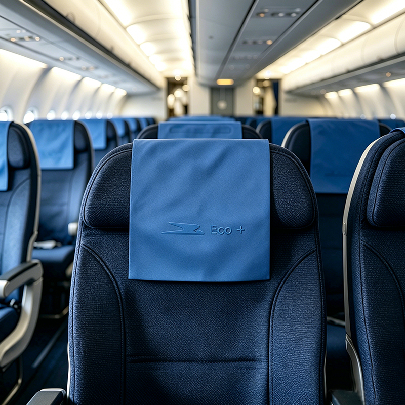 Aircraft headrest covers