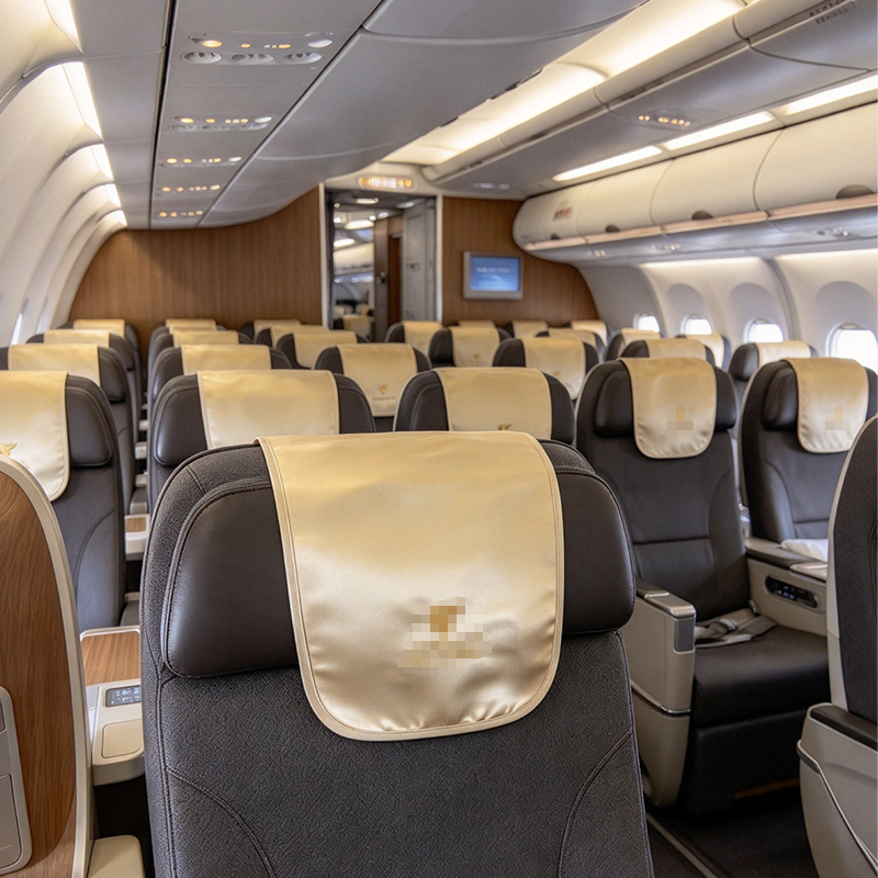 Aircraft headrest covers